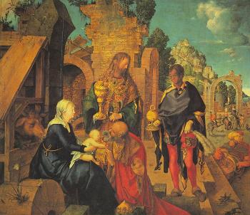 阿爾弗雷德 丟勒 The Adoration of the Magi 阿爾弗雷德 丟勒 The Adoration of the Magi